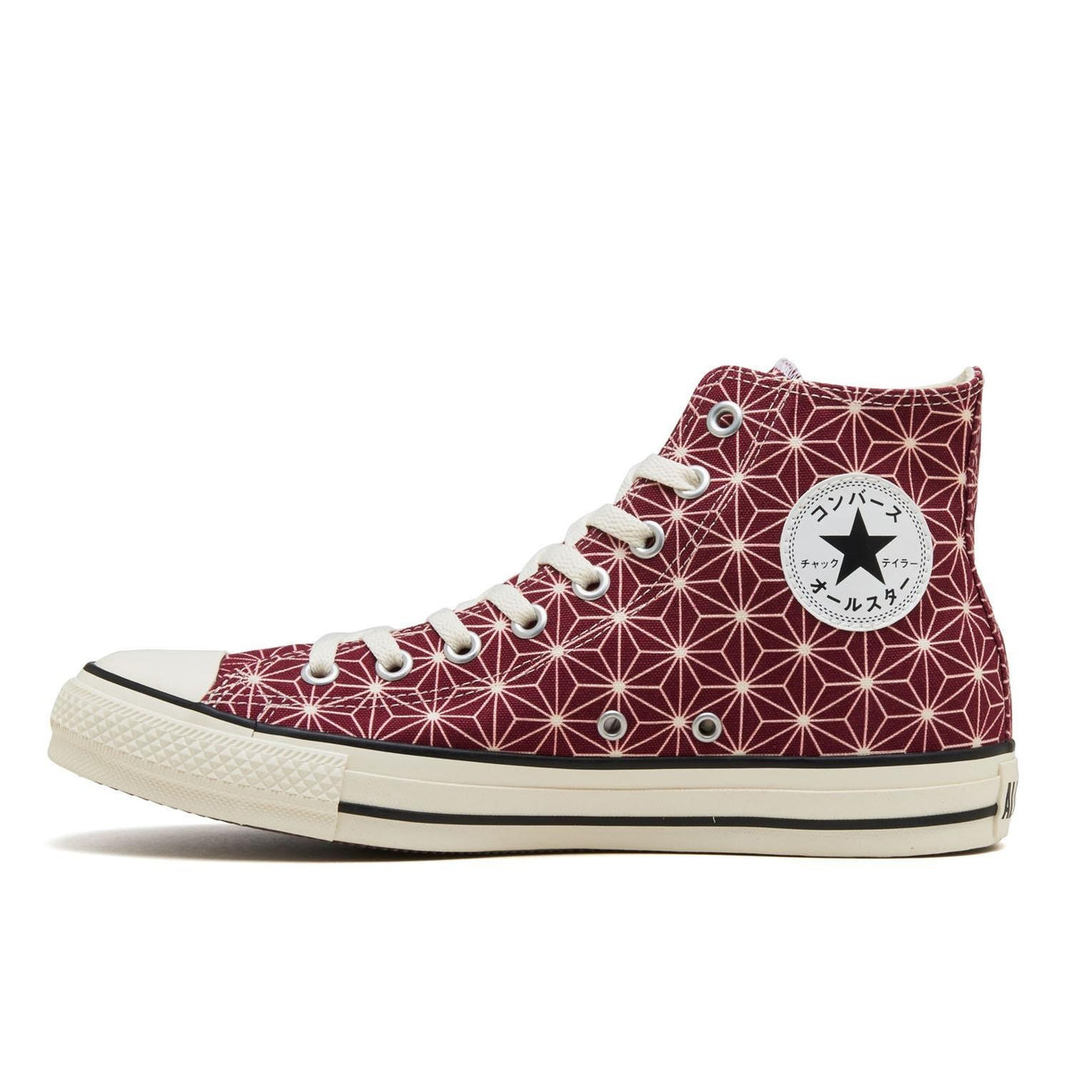 31316821 Converse All Star JG Hi Asanoha Maroon (ABC-MART Exclusive) (Men's)