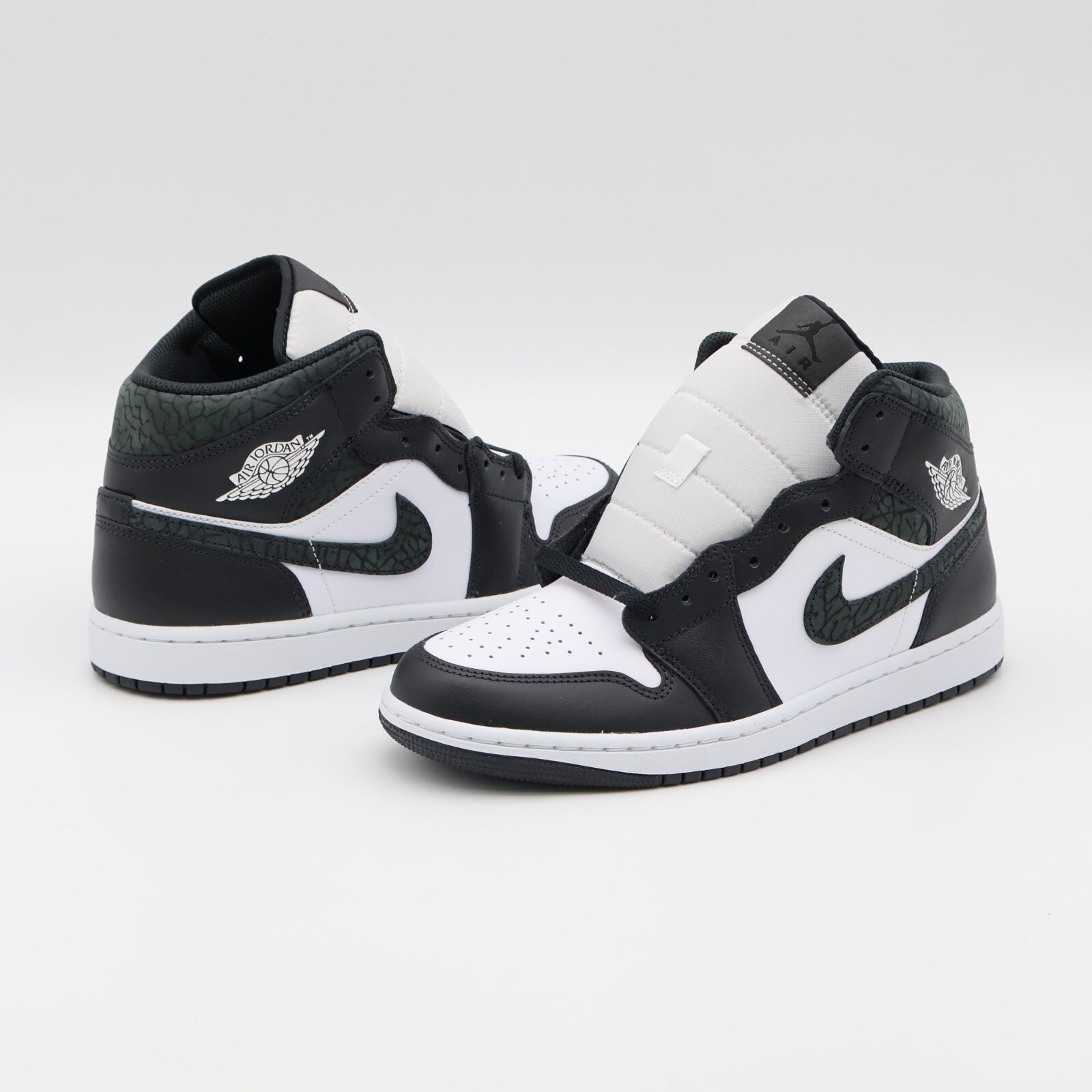 FB9911-001 Nike Air Jordan 1 Mid Panda Elephant (Men's)