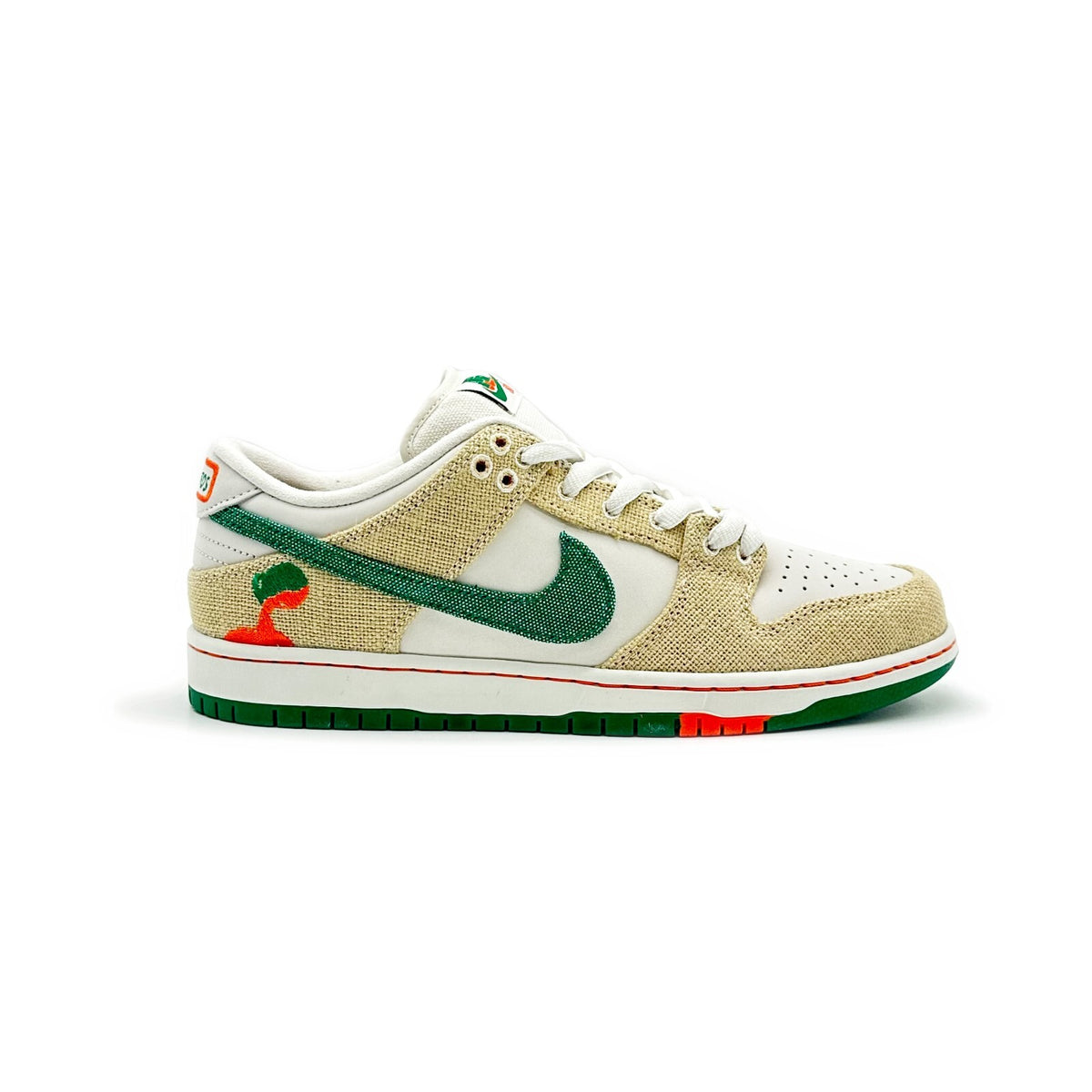 FD0860-001 Jarritos Ã Nike SB Dunk Low Phamtom Safety Orange-Malachite