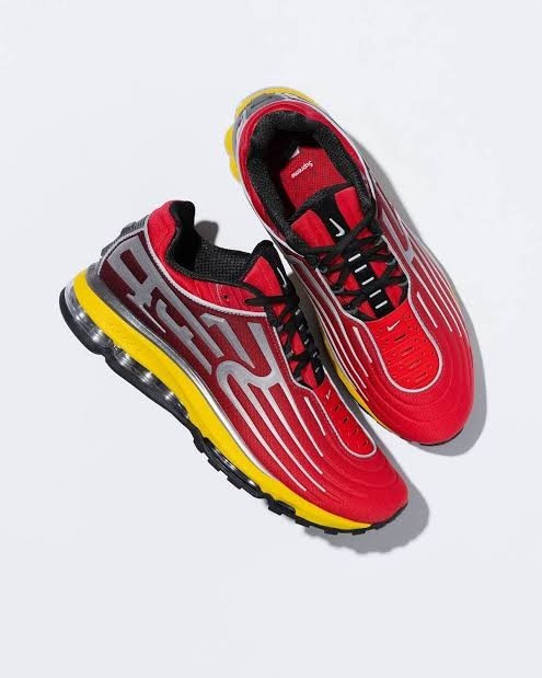 IM7412-600 Supreme Ã Nike Air Max 2001 Air Ecstasy "University Red" (Men's)