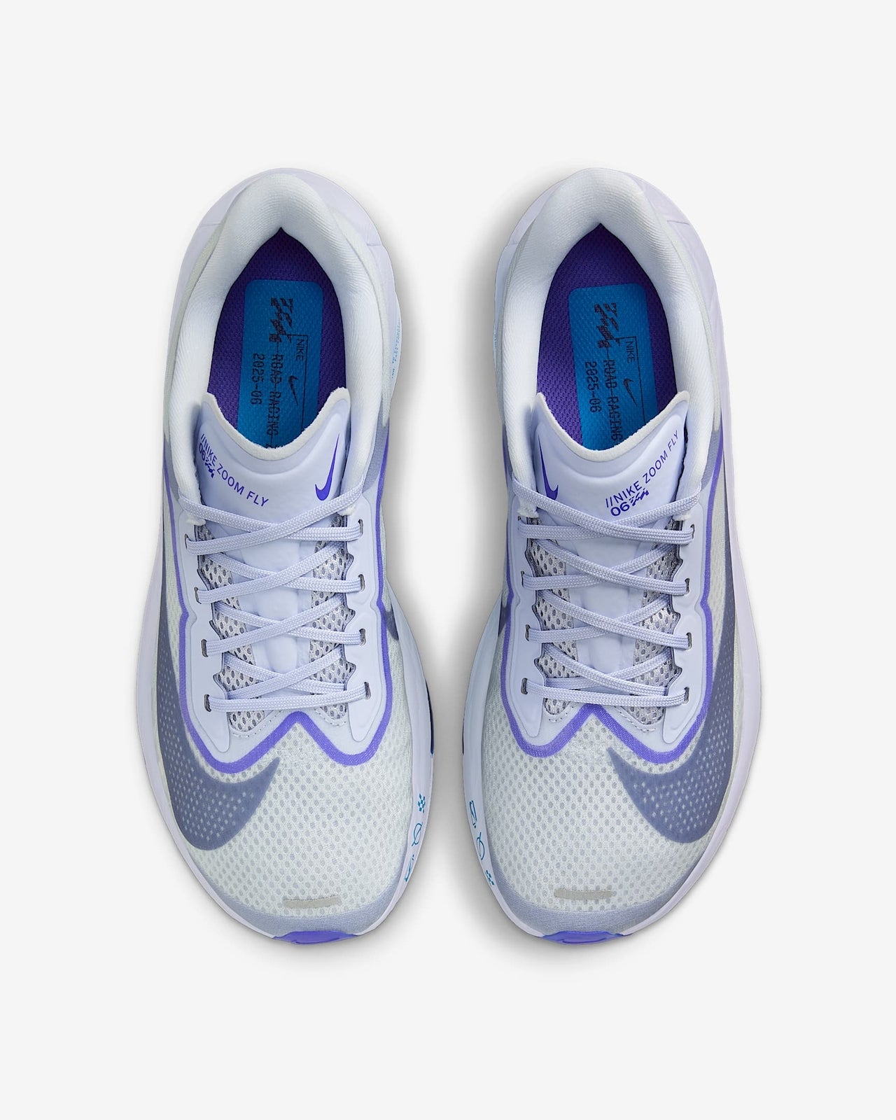 FN8455-004 Nike  Zoom Fly 6 Ghost Football Grey Blue Lightning  (Women's)