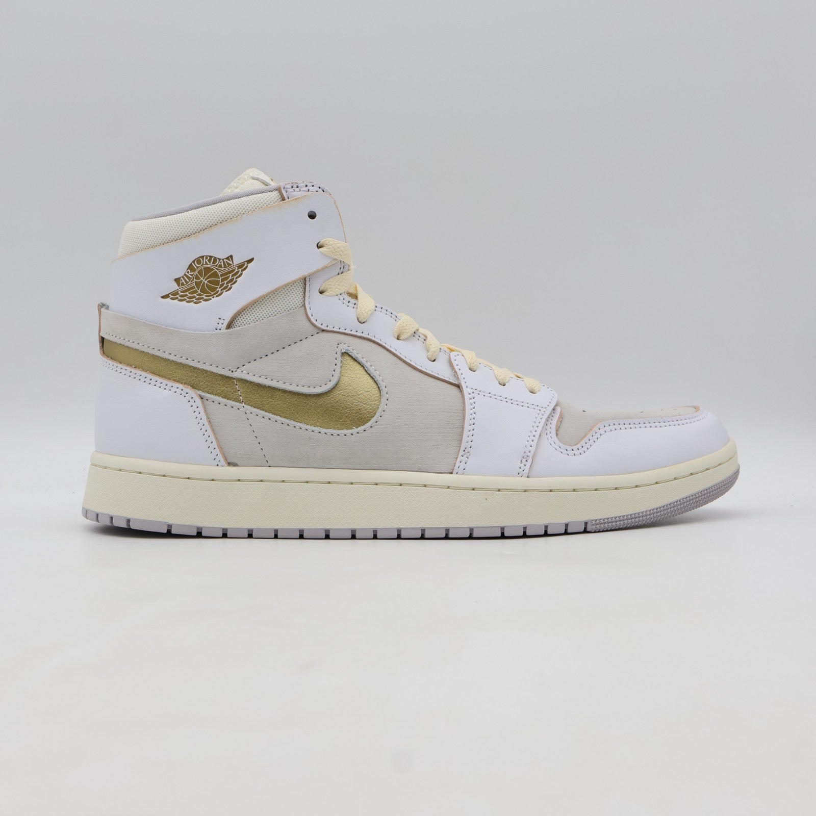 DV1307-107 Nike Air Jordan 1 High Zoom CMFT 2 Metallic Gold