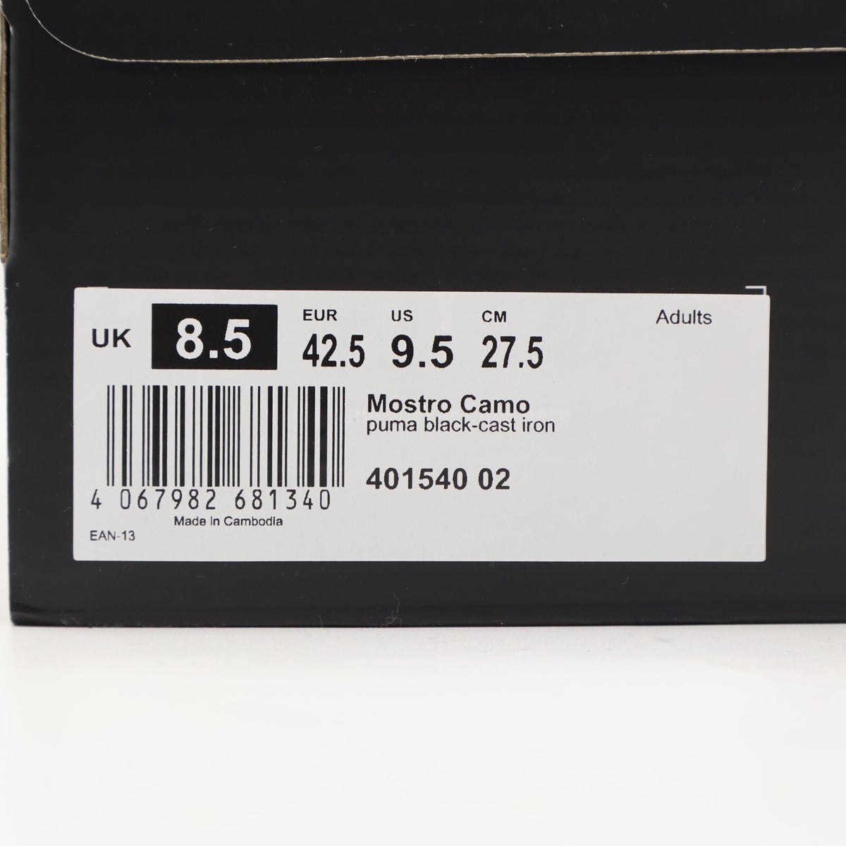 401540-02 Puma Mostro Camo Puma Black Cast Iron (Men's)
