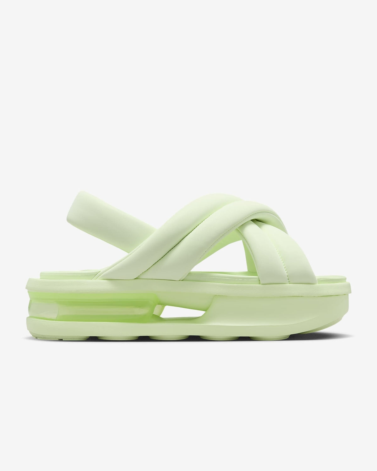 FJ5929-700 Nike Air Max Isla Slide Barely Bolt Bolt Black (Women's)