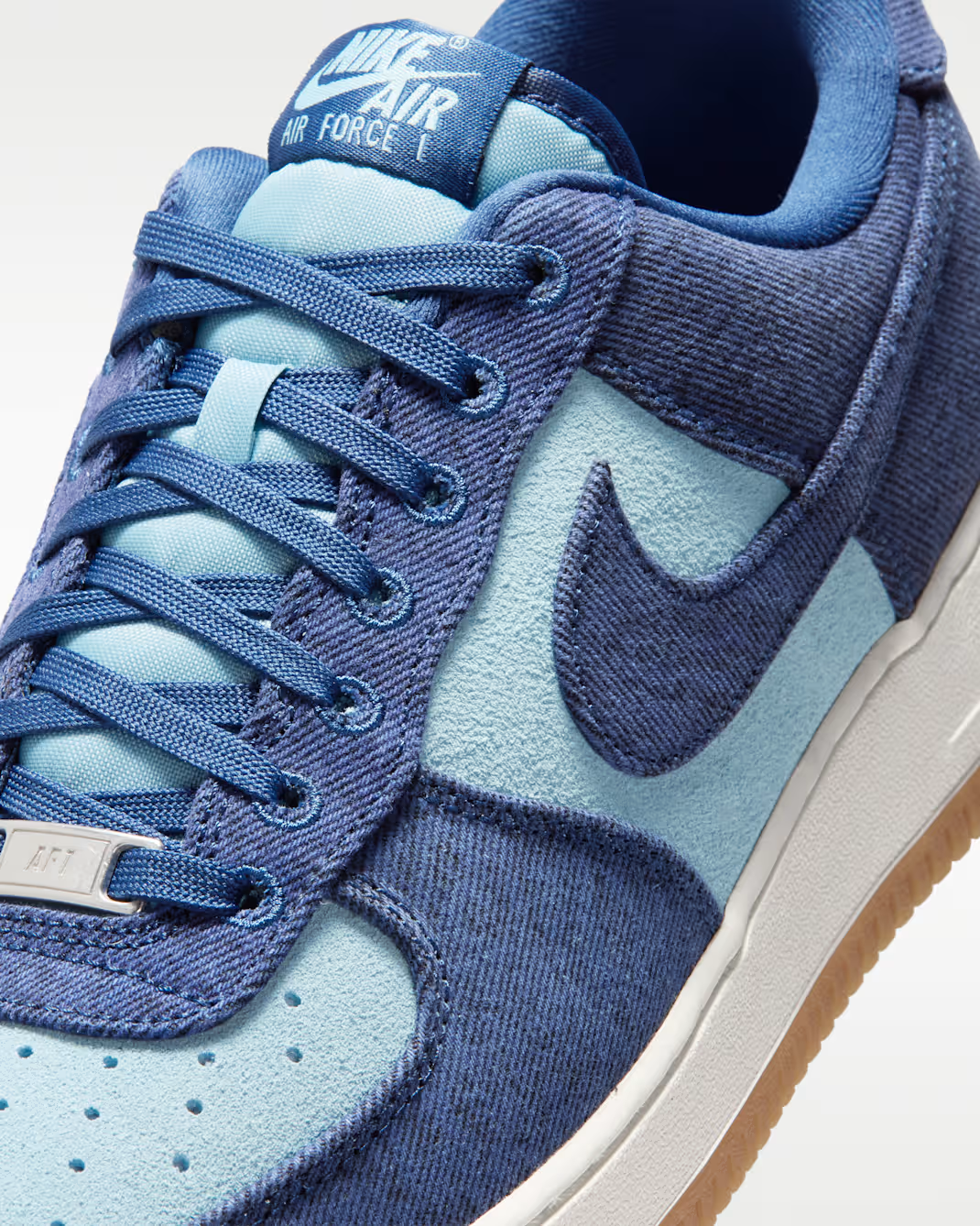 IR0951-400 Nike Air Force 1 Low "Blue Canvas"