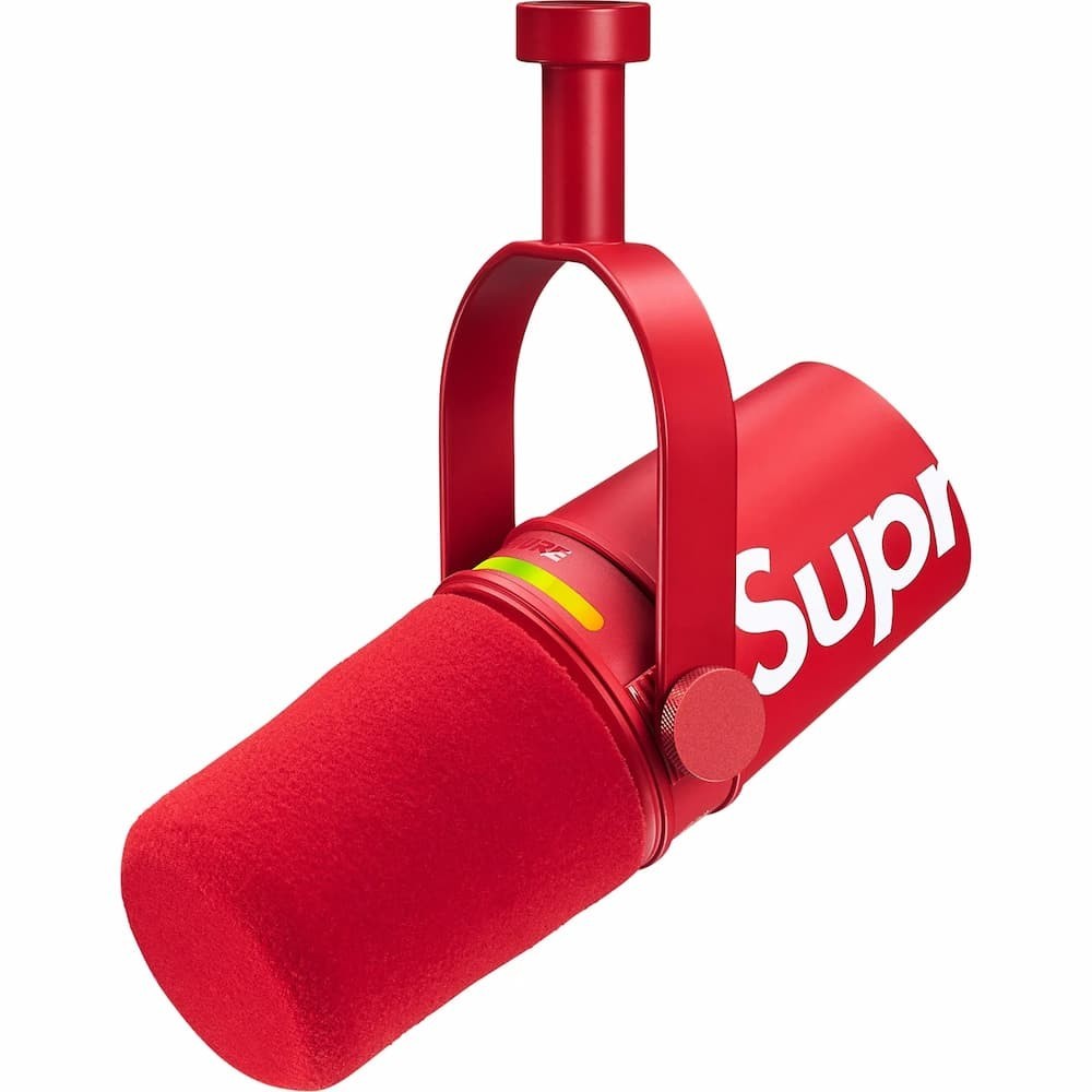 Supreme Shure MV7+ Microphone Red
