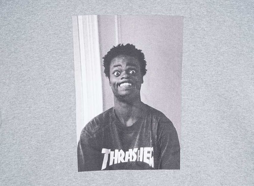 Supreme x Thrasher Crewneck Heather Grey