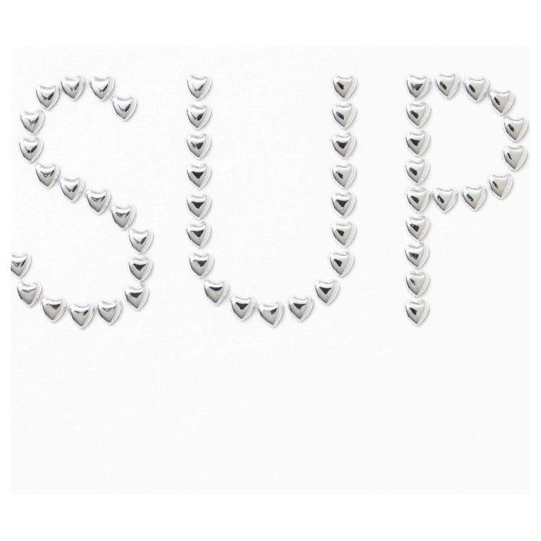 Supreme Hearts Studded S/S Top White