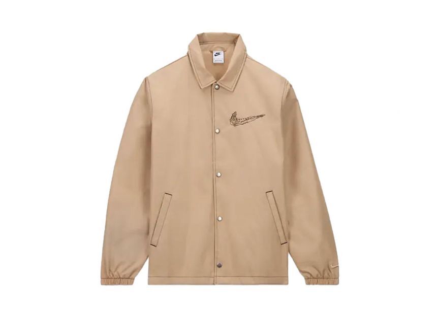 Nike Dia De Muertos Coach Jacket Beige