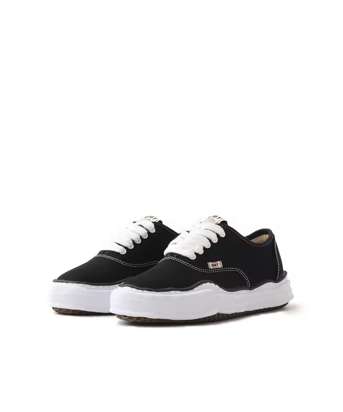 A02FW704-BLACK Maison MIHARA YASUHIRO BAKER Original Sole Canvas Low Cut (Men's)