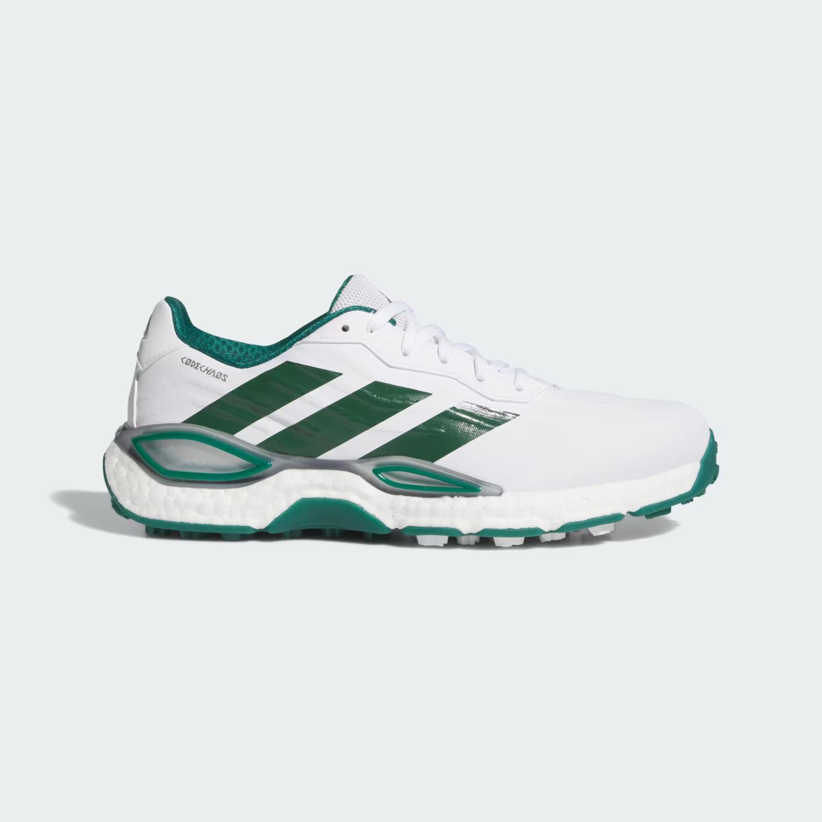 KK0657 adidas Codechaos 27 Spikeless Golf "Cloud White/Collegiate Green" (Men's)
