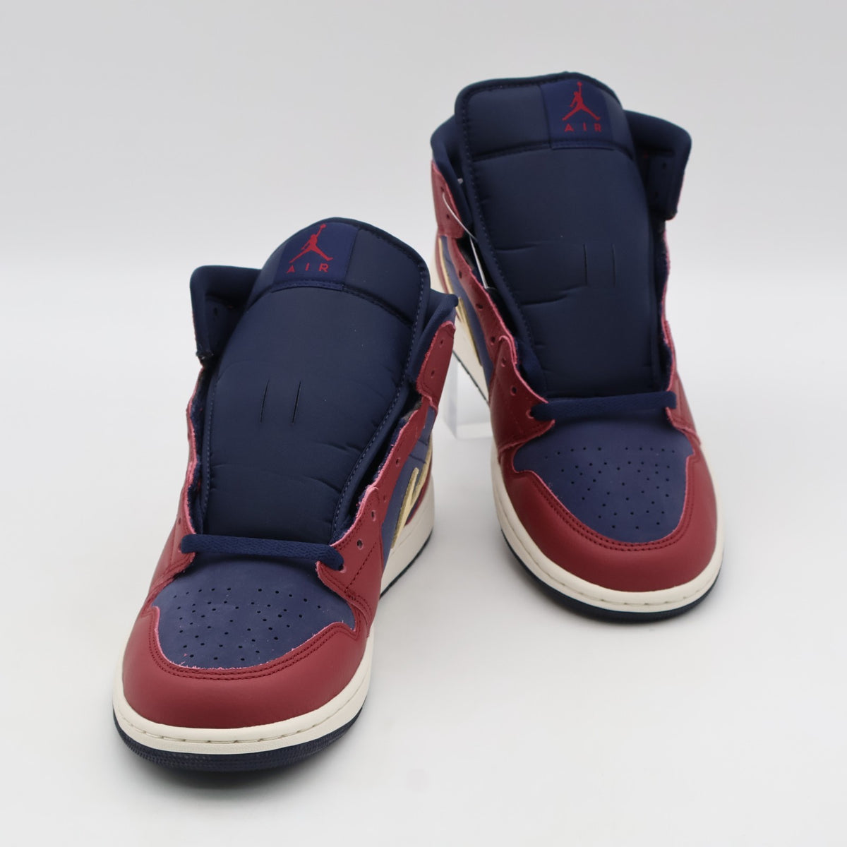 IO7449-600 Nike Air Jordan 1 Mid Team Red (Men's)