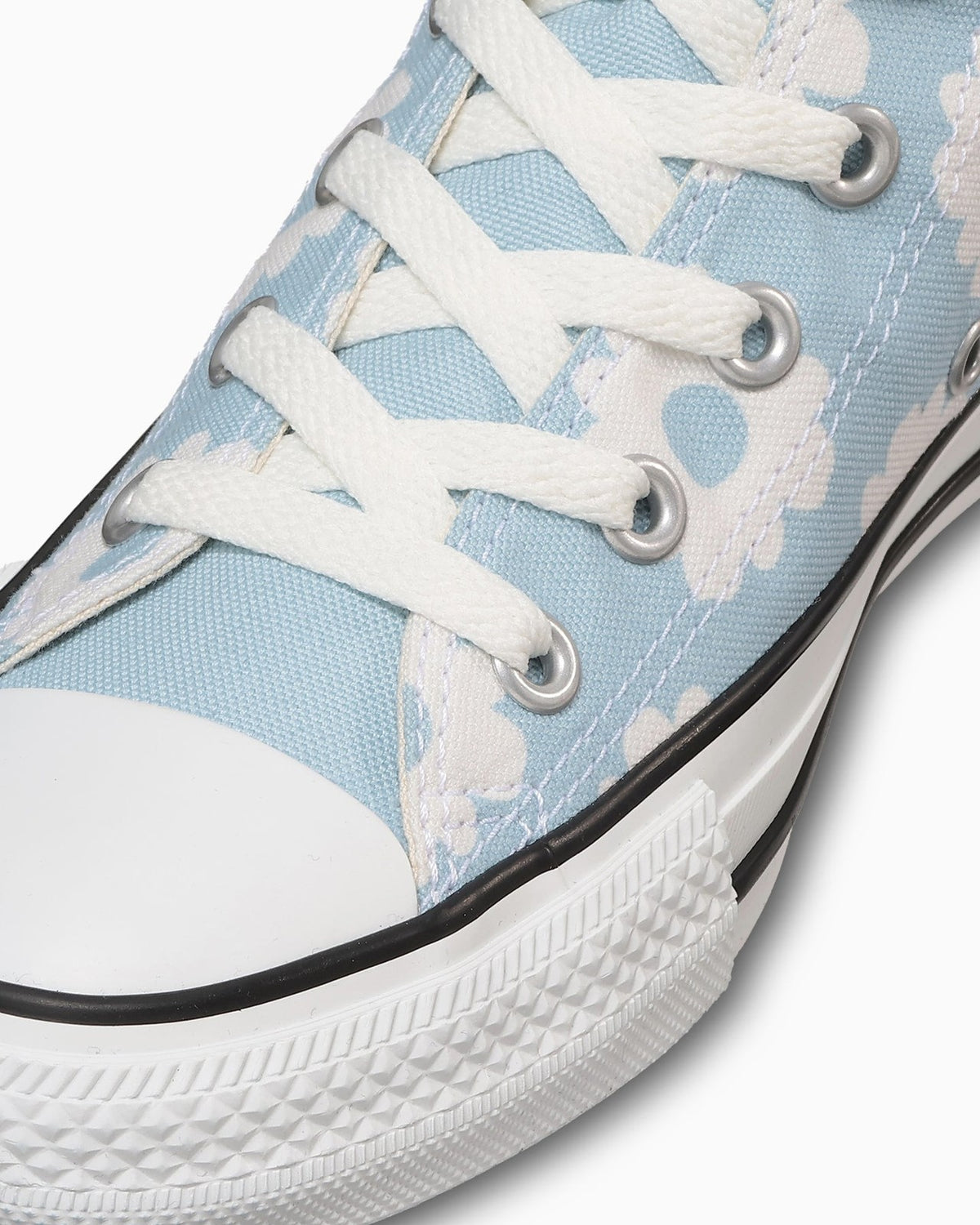 31318122 Converse All Star Flowerprint Hi Light BlueWhite (Women's)