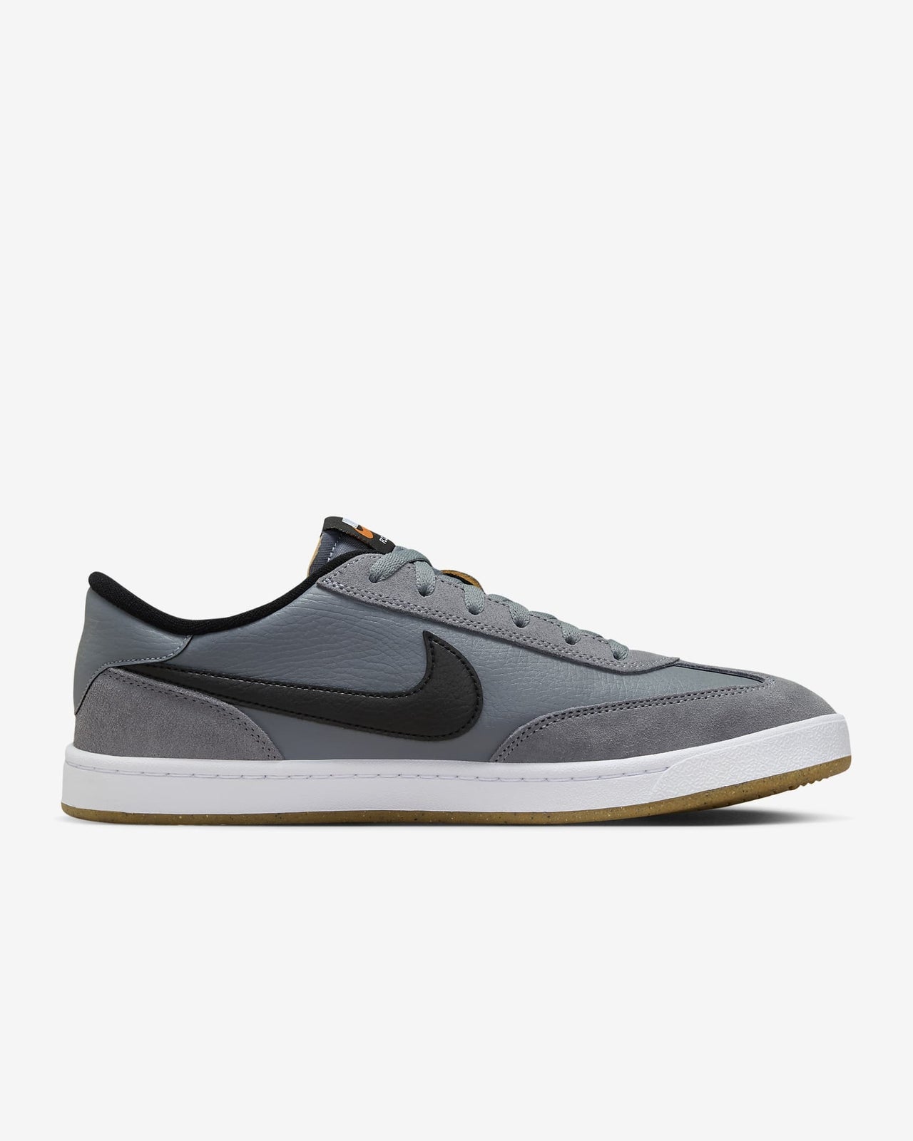 909096-003 Nike SB FC Classic Cool Grey White Vivid Orange Black (Men's)