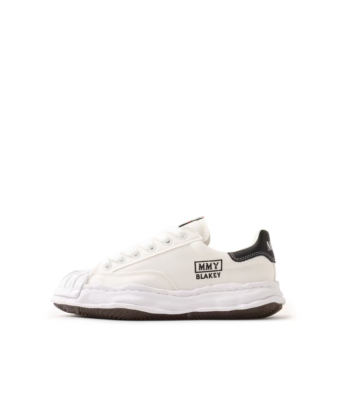 A08FW735-WHITE Maison MIHARA YASUHIRO BLAKEY OG Sole Canvas Low-top (Men's)