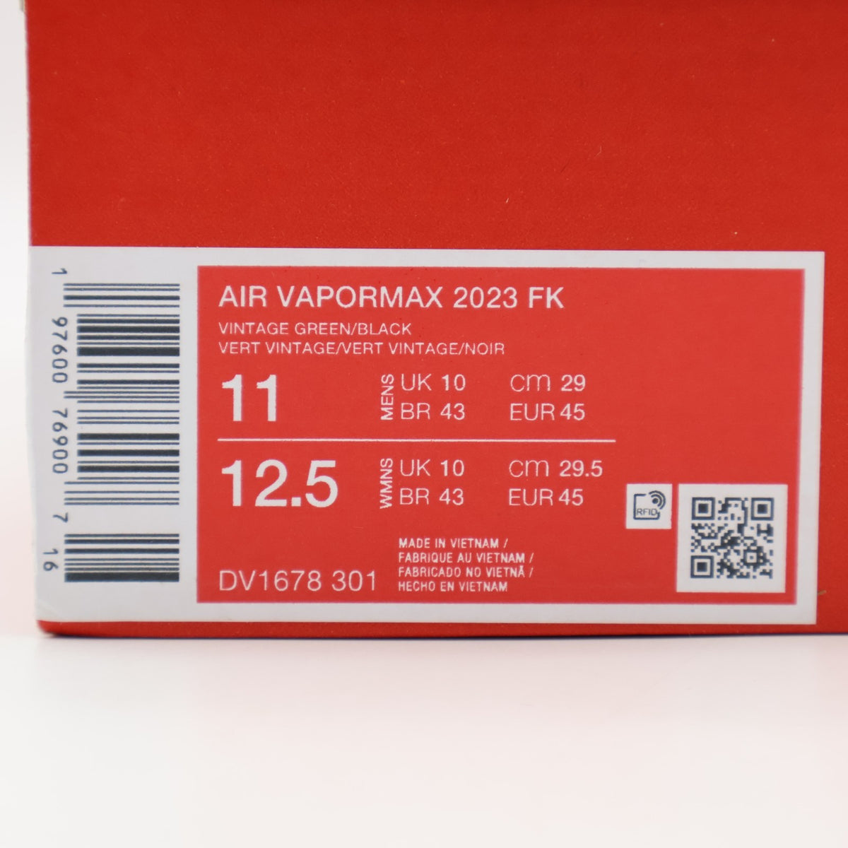 DV1678-301 Nike Air VaporMax 2023 Flyknit Dark Spruce (Men's)