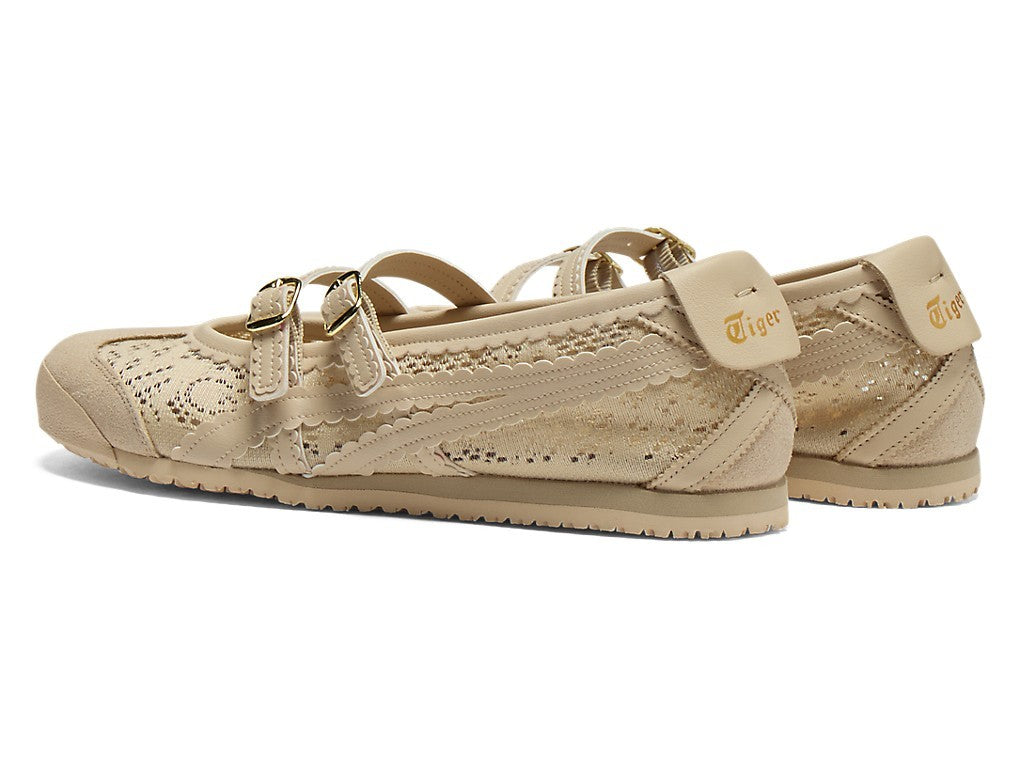 1182A705-250 Onitsuka Tiger MEXICO 66 TGRS BEIGE BEIGE (Women's)