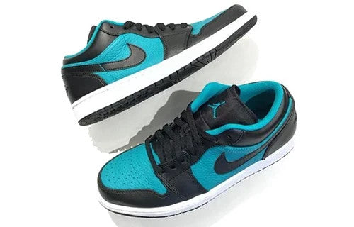 553558-026 Nike Air Jordan 1 Retro Low "Black/Blue" (Men's)