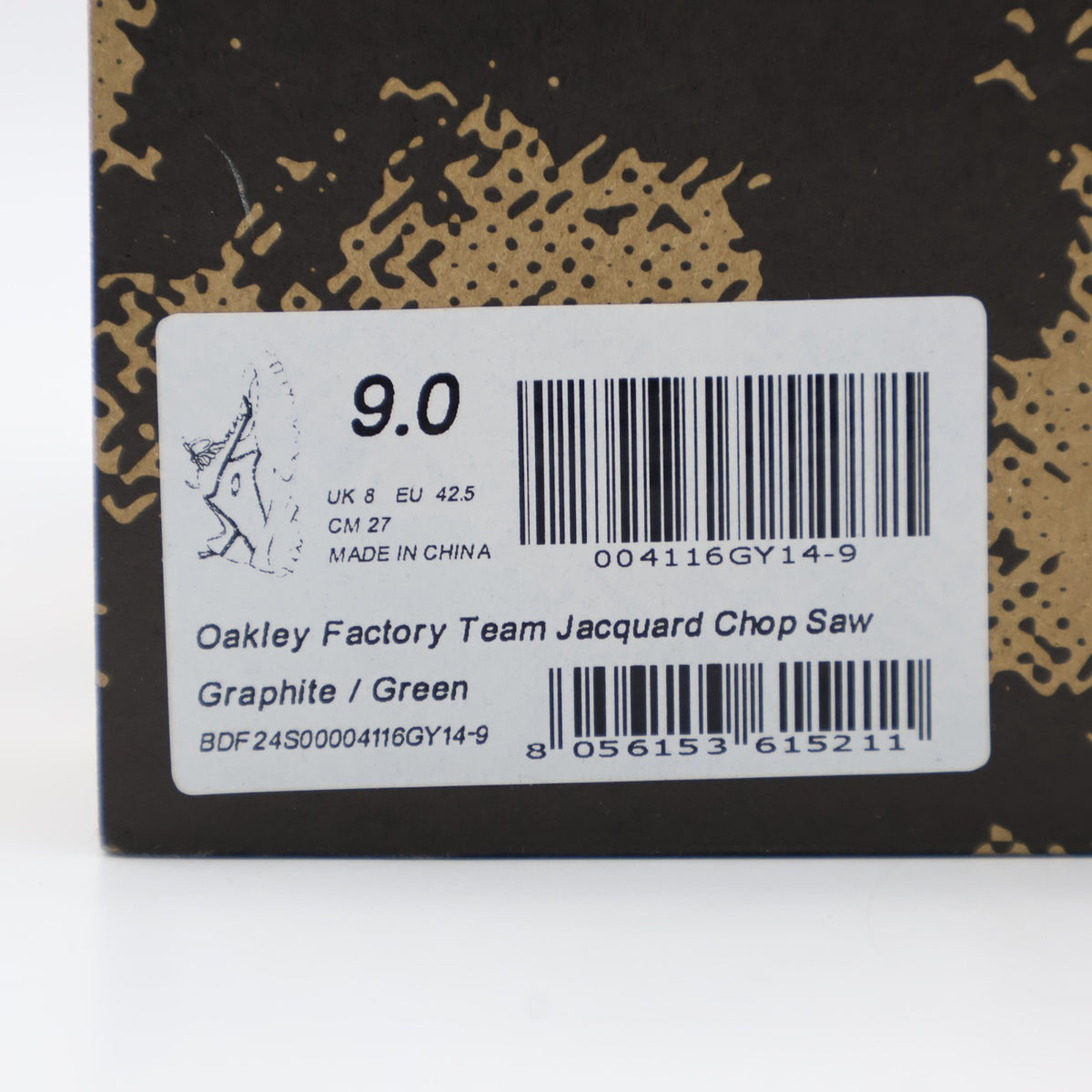bdf24s4116-gy14 OAKLEY FACTORY TEAM SUEDE CHOP SAW GRAPHITE GREEN (Men's)