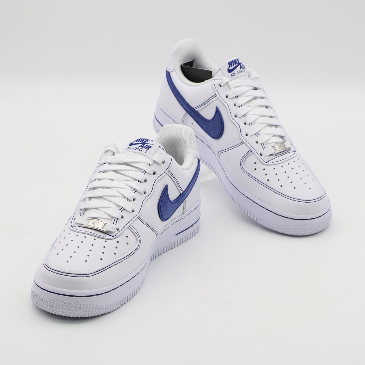 HQ2037-100 Nike Air Force 1 Low Blue Stitch (Men's)