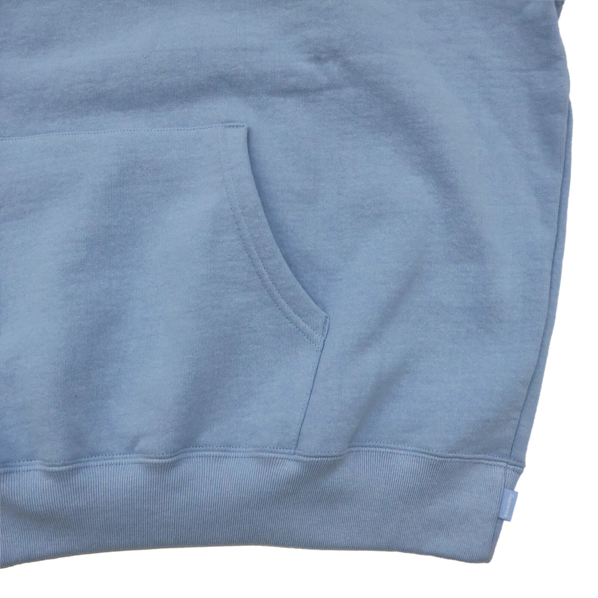 Supreme Satin Applique Hooded Sweatshirt Light Blue