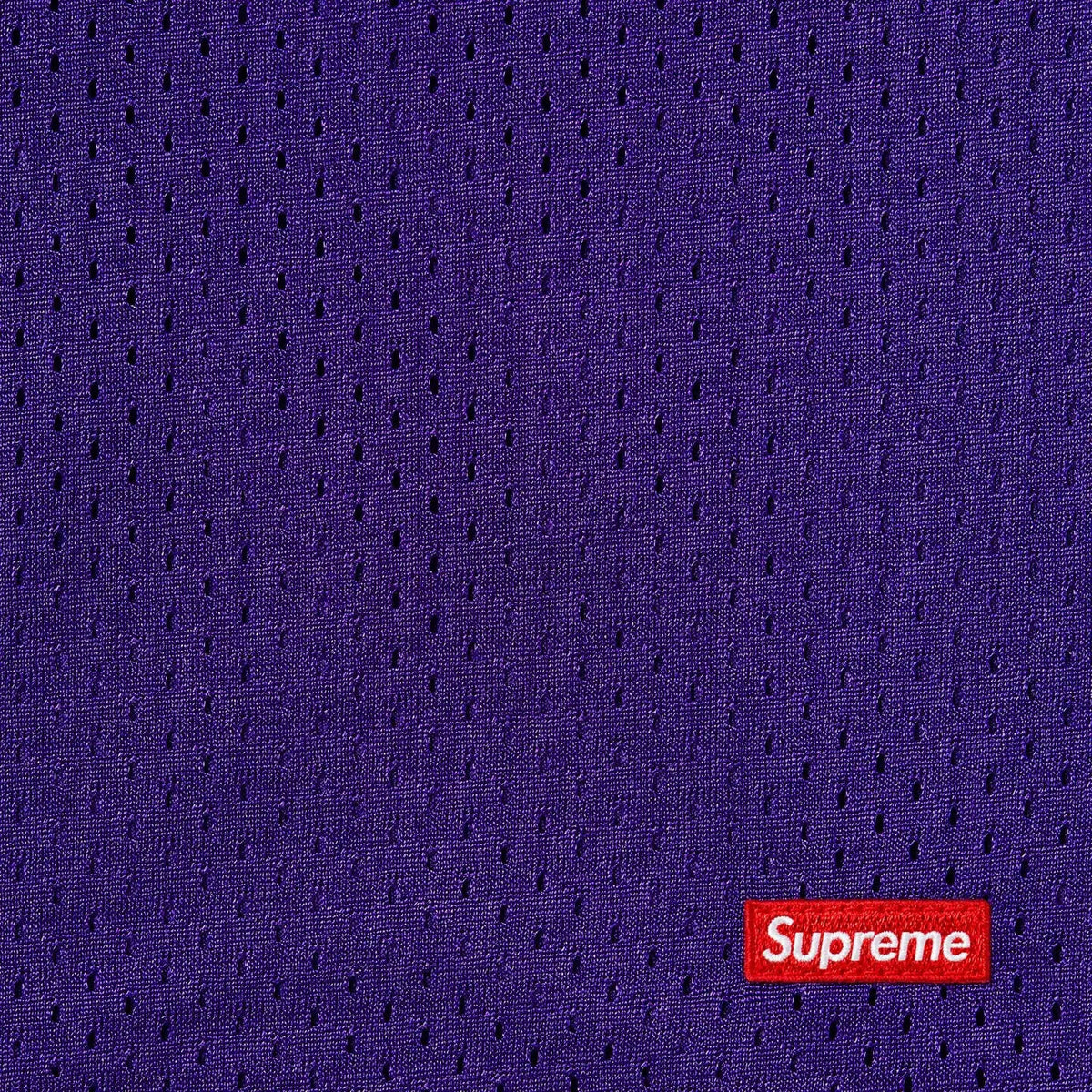 Supreme Small Box Baggy Mesh Short Purple