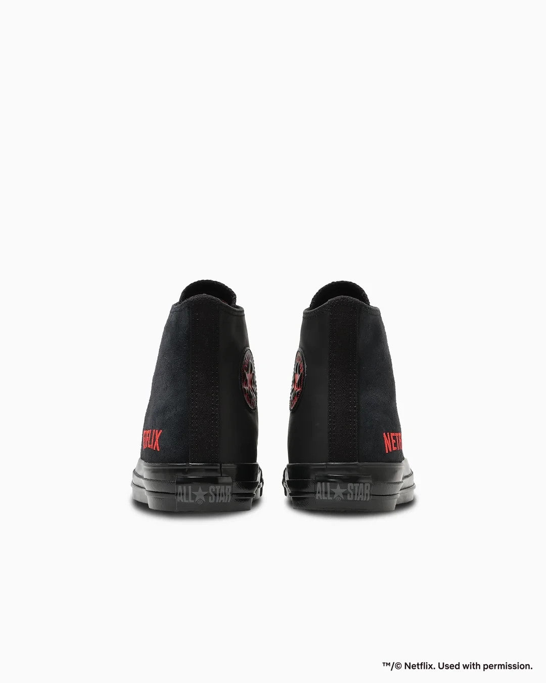 31317100 Netflix Converse All Star Aged Hi Black (Men's)
