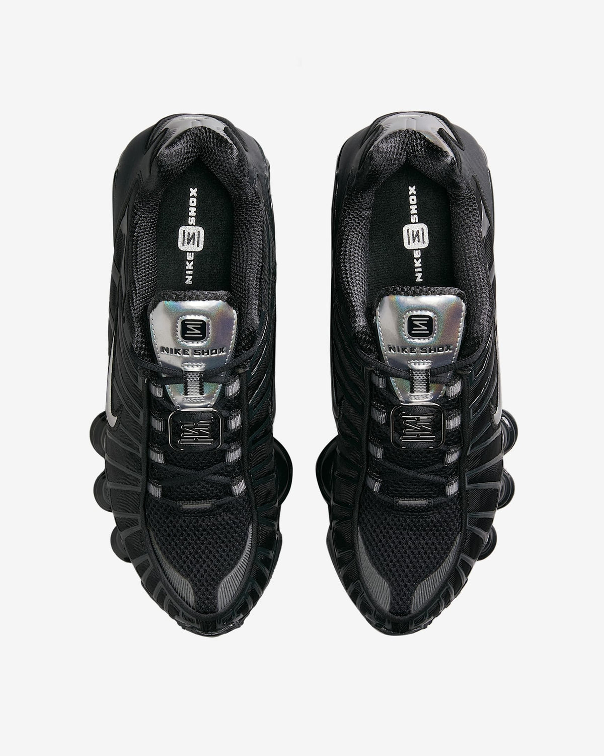IB7704-001 Nike Shox TL Off Noir Metallic Silver (Women's)