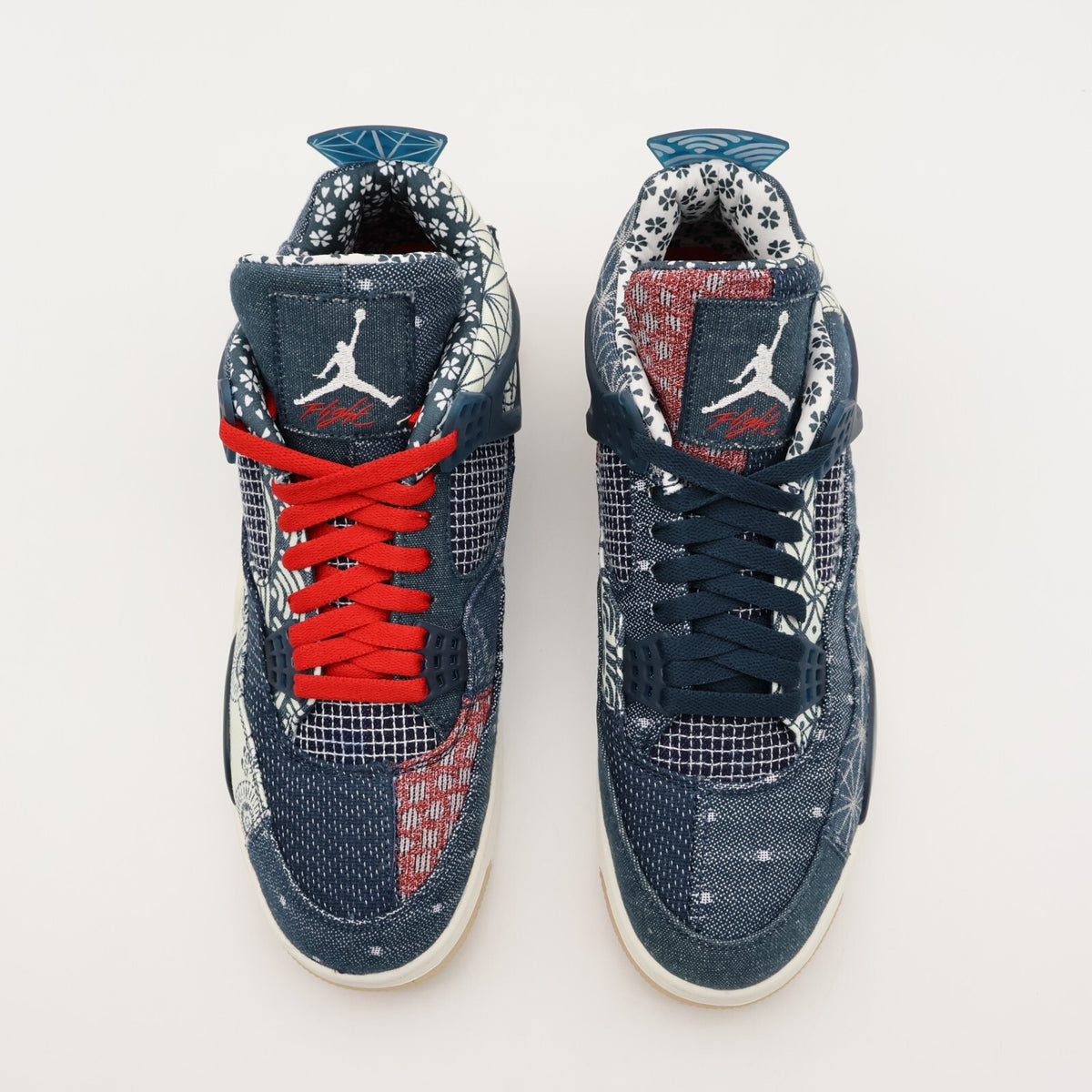 CW0898-400 Nike Air Jordan 4 SE Sashiko Deep Ocean Sail Cement Fire Red (Men's)