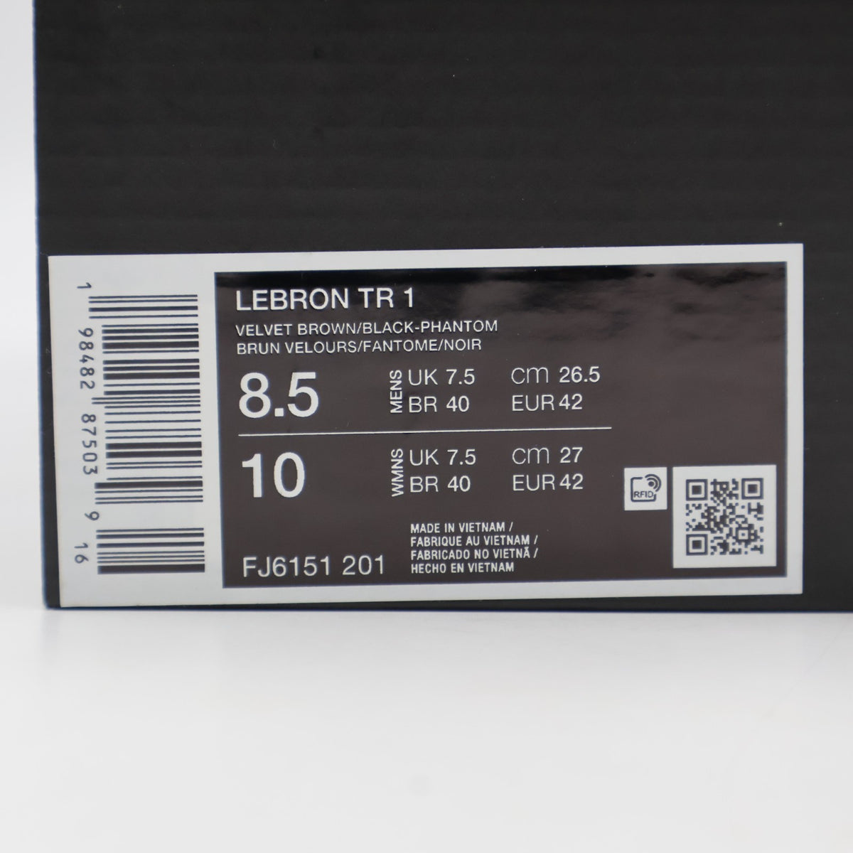 FJ6151-201 Nike LeBron TR1 Velvet Brown Phantom Black (Men's)