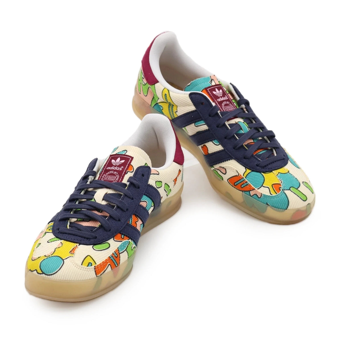 IG2849 Sean Wotherspoon Ã adidas Gazelle Indoor Corduroy Ecru Tint Shadow Navy