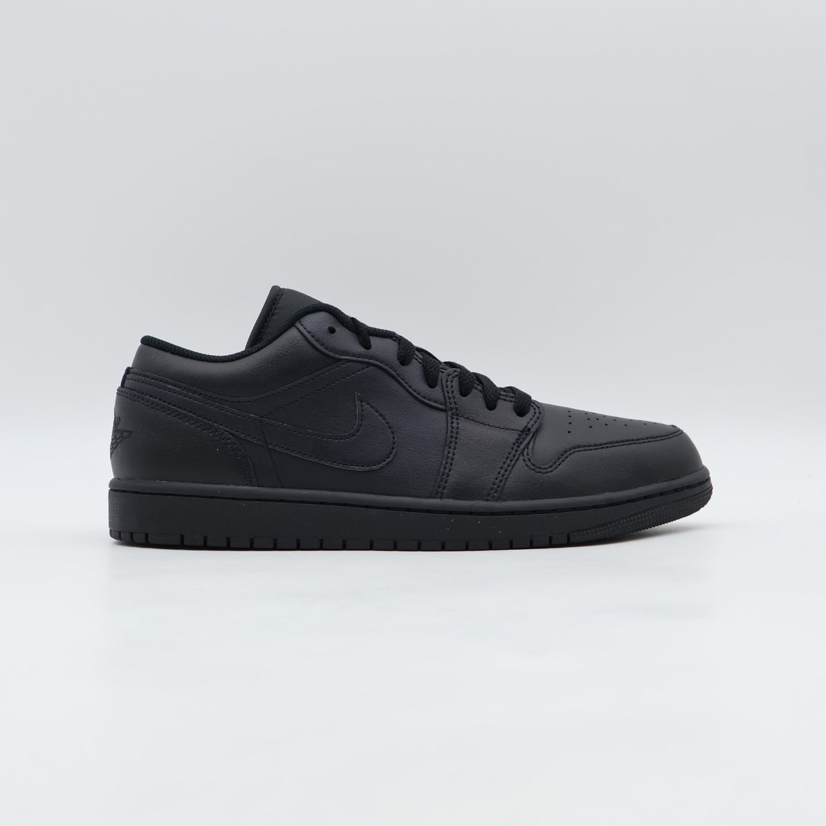 553558-093 Nike Air Jordan 1 Low Triple Black (Men's)