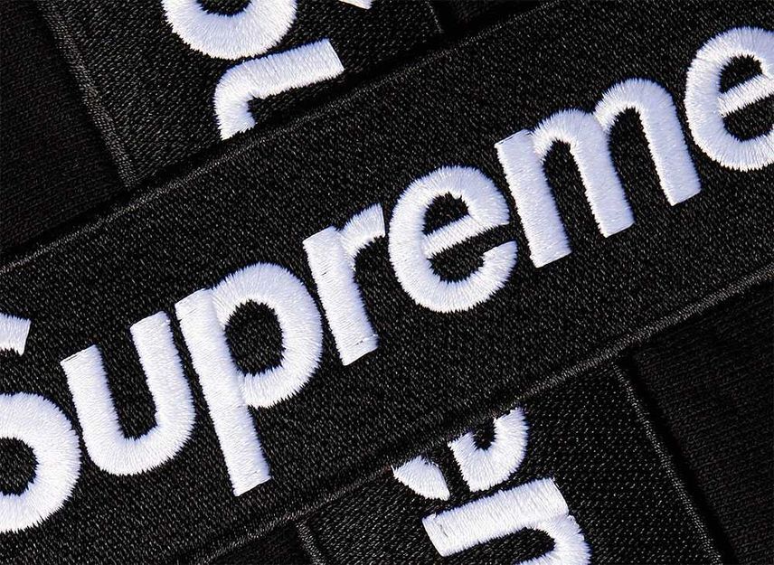 Supreme Cross Box Logo Hooded Sweatshirt Black