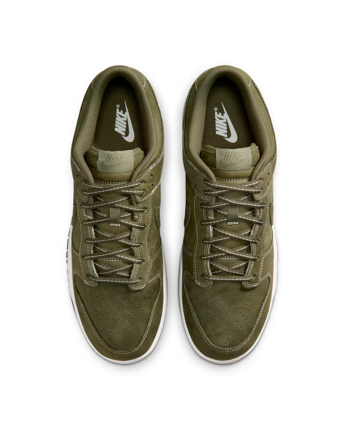 IO4550-200 Nike Dunk Low Medium Olive Summit White (Men's)