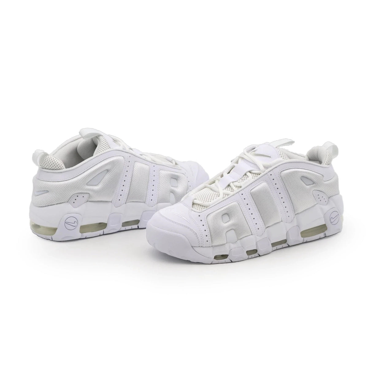 FZ3055-100 Nike Air More Uptempo Low Triple White (Men's)