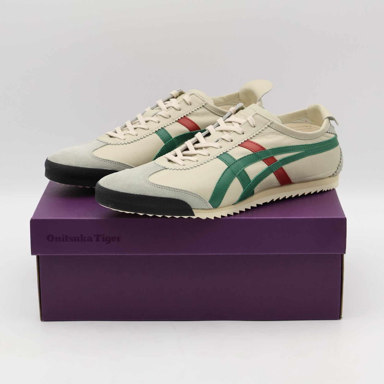 1181A436-100 Onitsuka Tiger NIPPON MADE Mexico 66 Deluxe Cream Green (Men's)