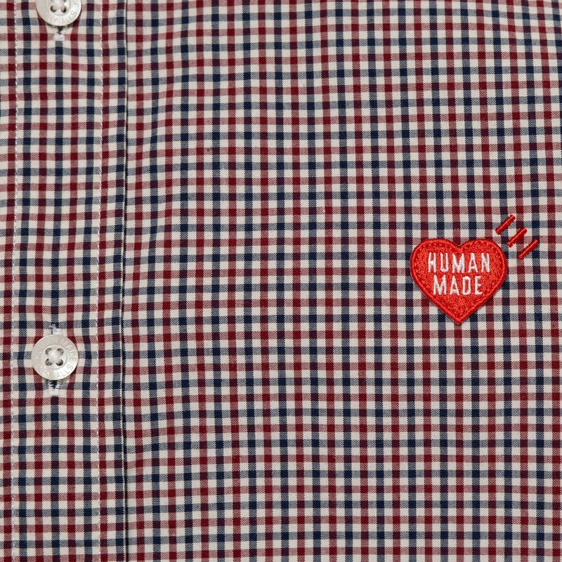 HUMAN MADE Check Bd Shirt Red