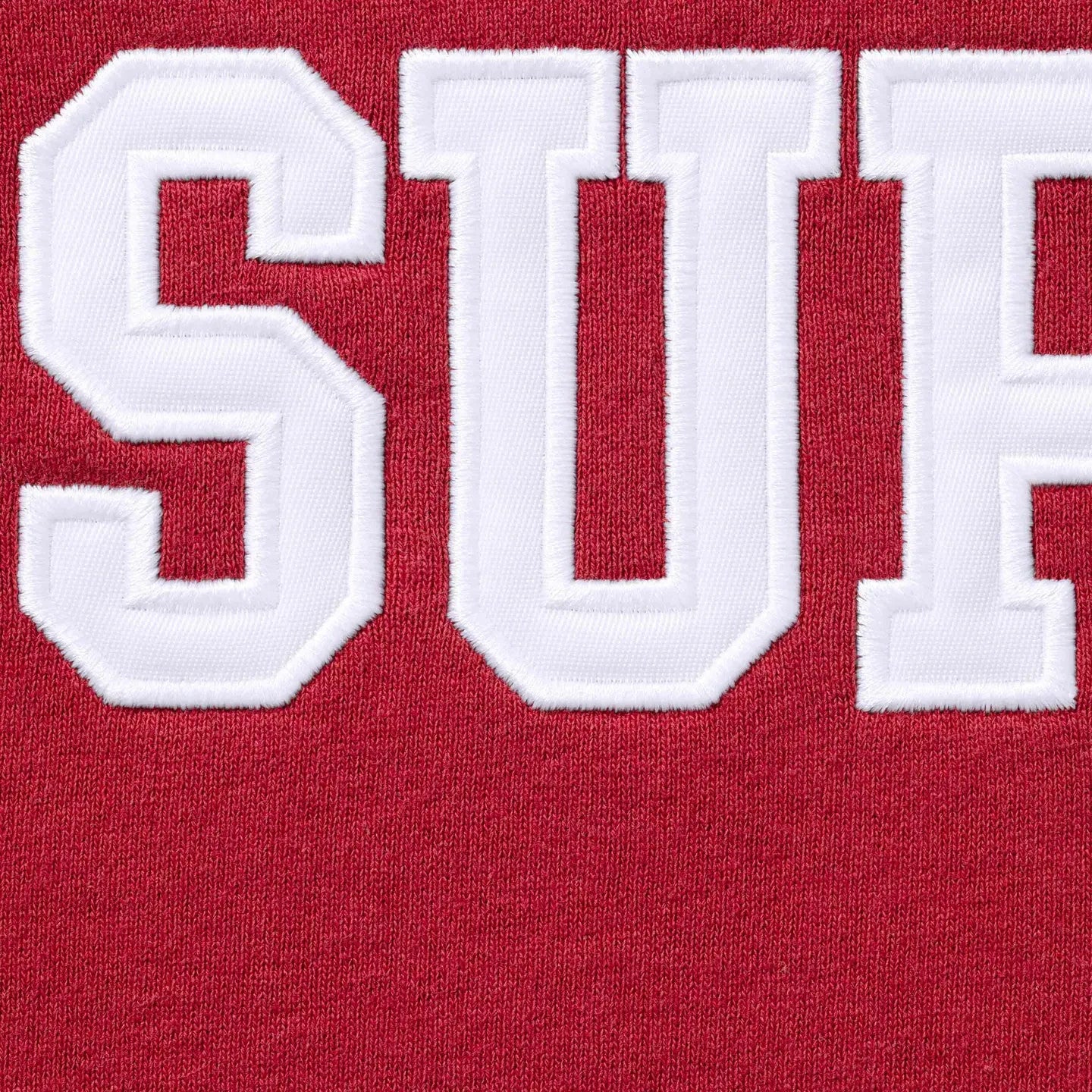 Supreme Shop Flag Half Zip Pullover (Tokyo) Dark Red