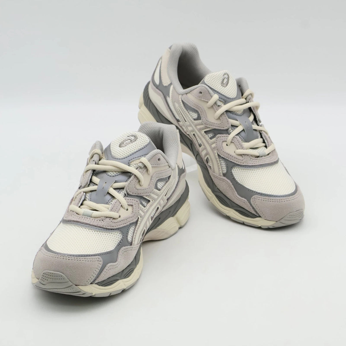 1201A789-103 Asics GEL-NYC Oyster Grey Cream Charcoal Gray Ivory Beige (Men's)
