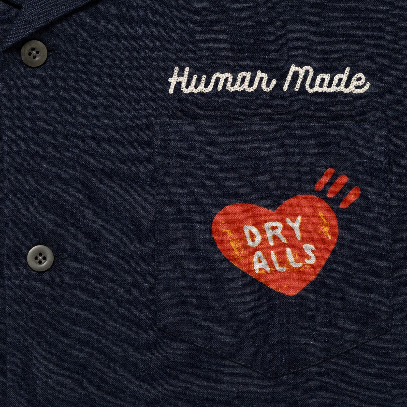 HUMAN MADE Printed Shirt Navy