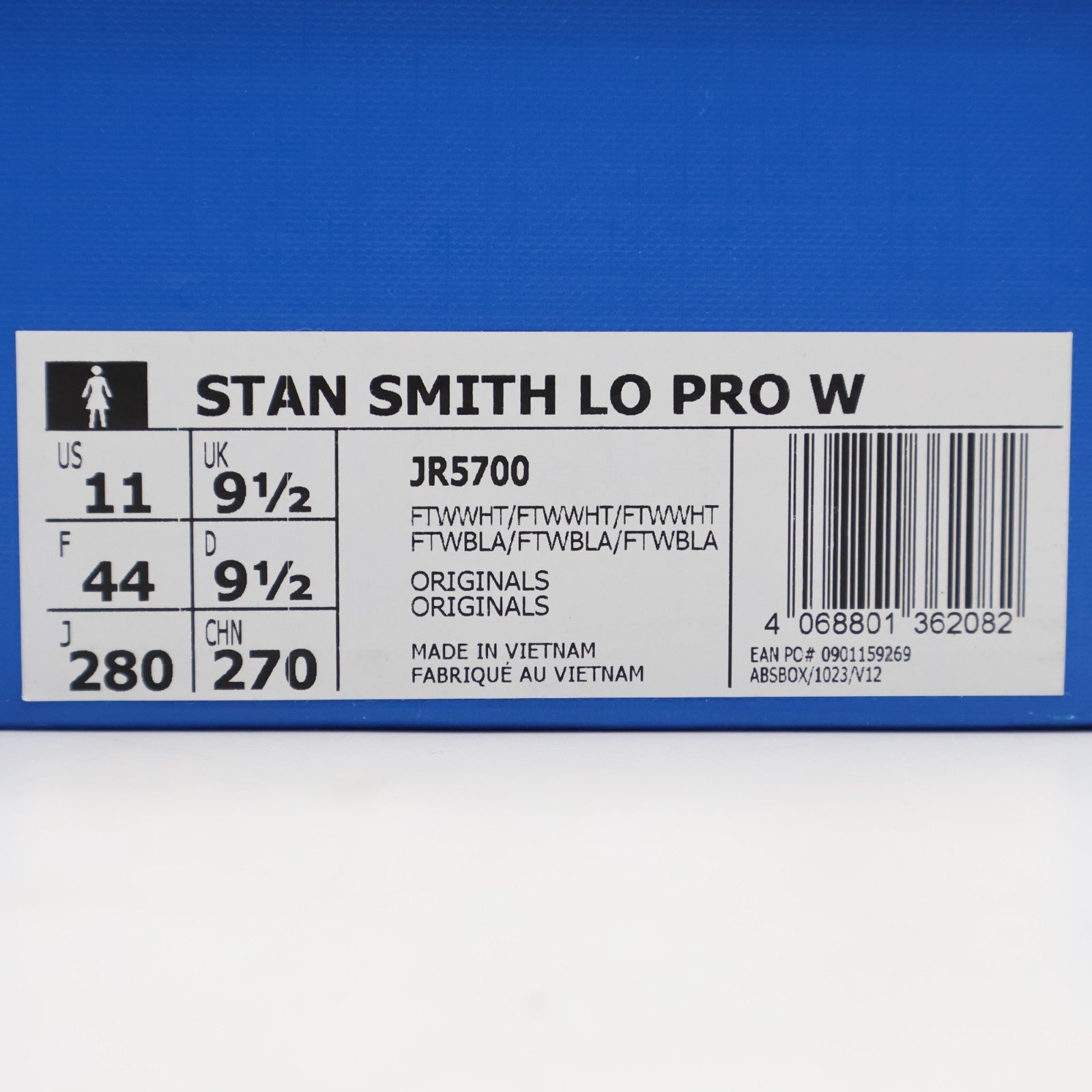 JR5700 adidas Originals Stan Smith Lo Pro Cloud White (Women's)