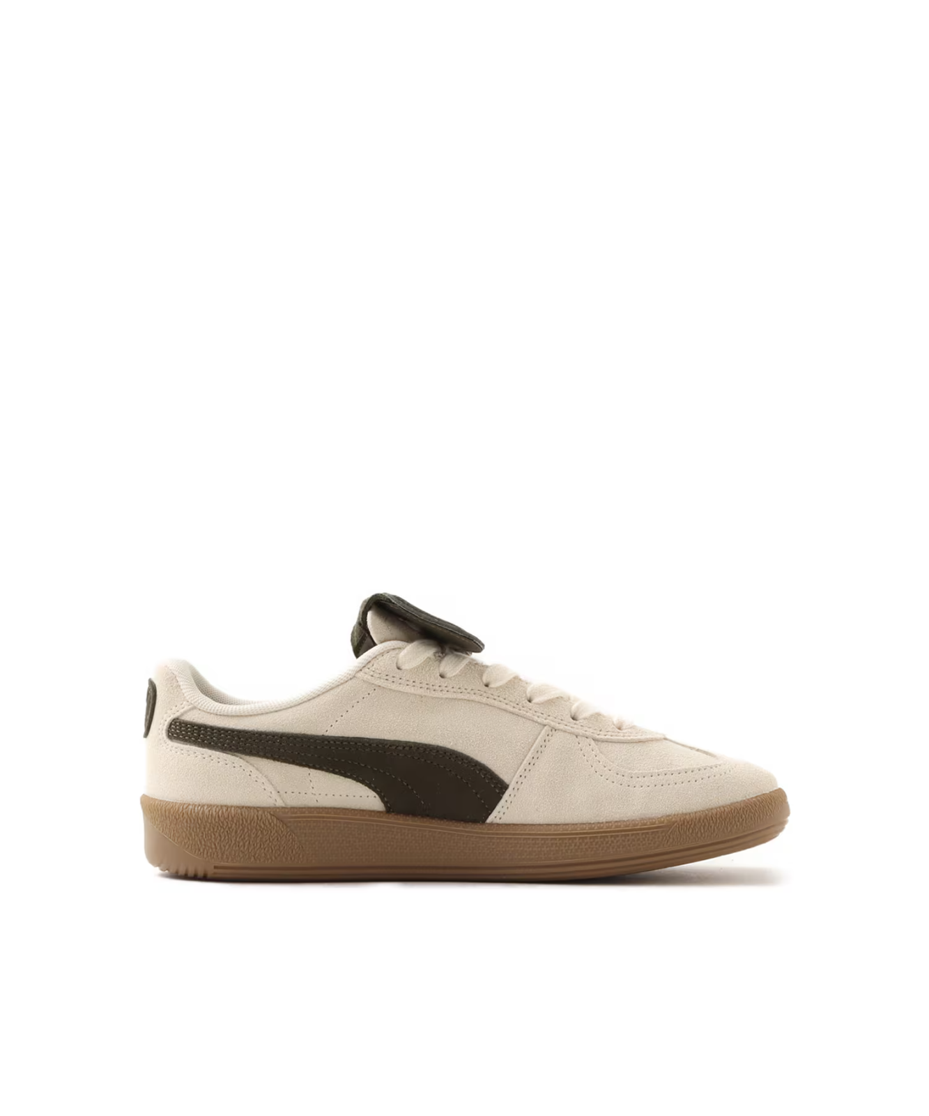 402350-04 PUMA PALERMO PREMIUM SUEDE ALPINE SNOW-DARK OLIVE-PUMA (Men's)