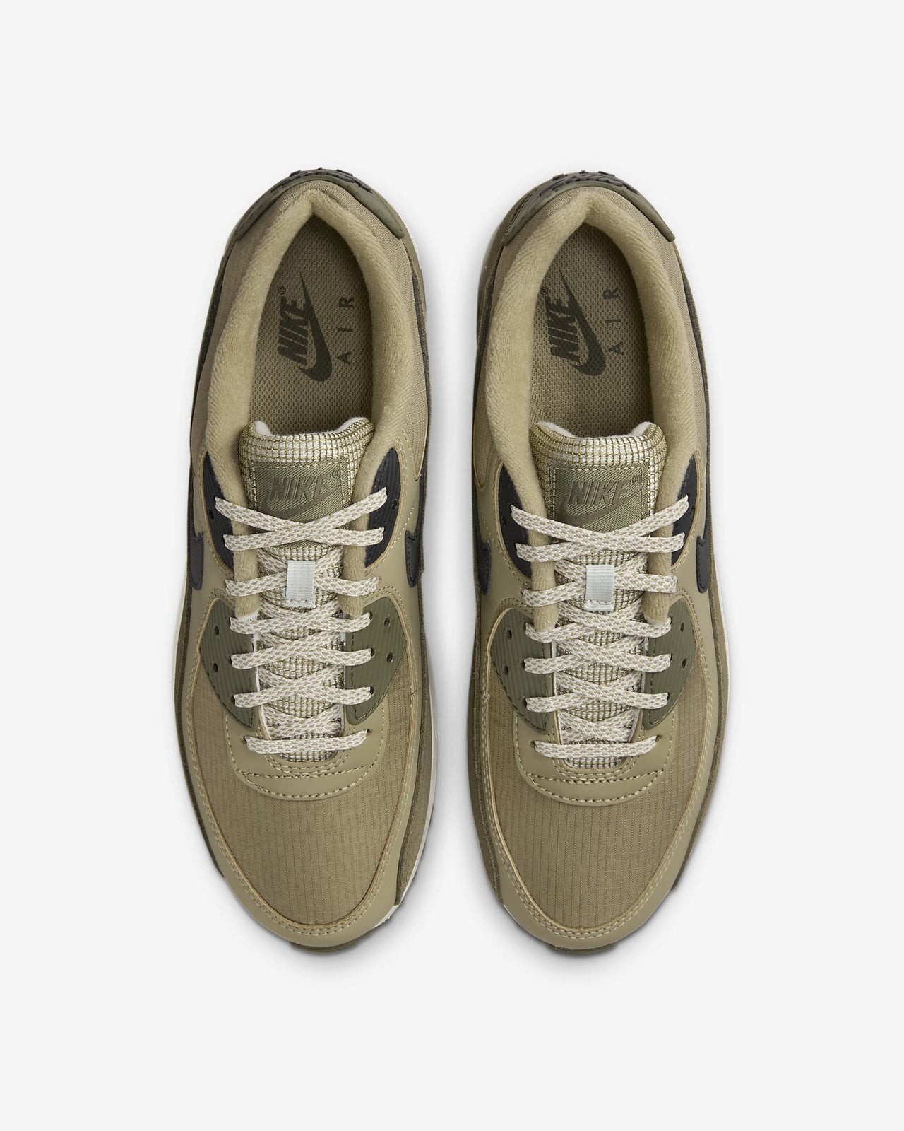 FB9657-200 Nike Air Max 90 Neutral Medium Olive Light Bone Black (Men's)