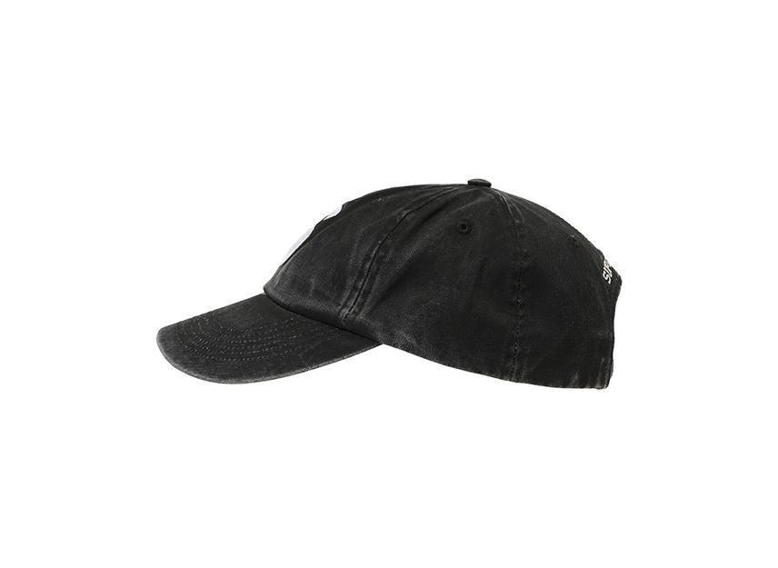 Supreme Pigment Coated S Logo 6-Panel Black