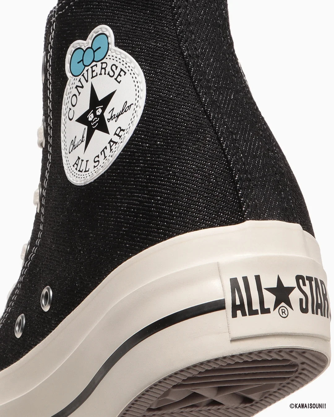 31316600  Kawaisouni! Converse All Star PLTS OG Hi Black (Women's)