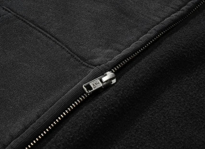 Supreme Small Box Zip Up Hooded Sweatshirt "Black"