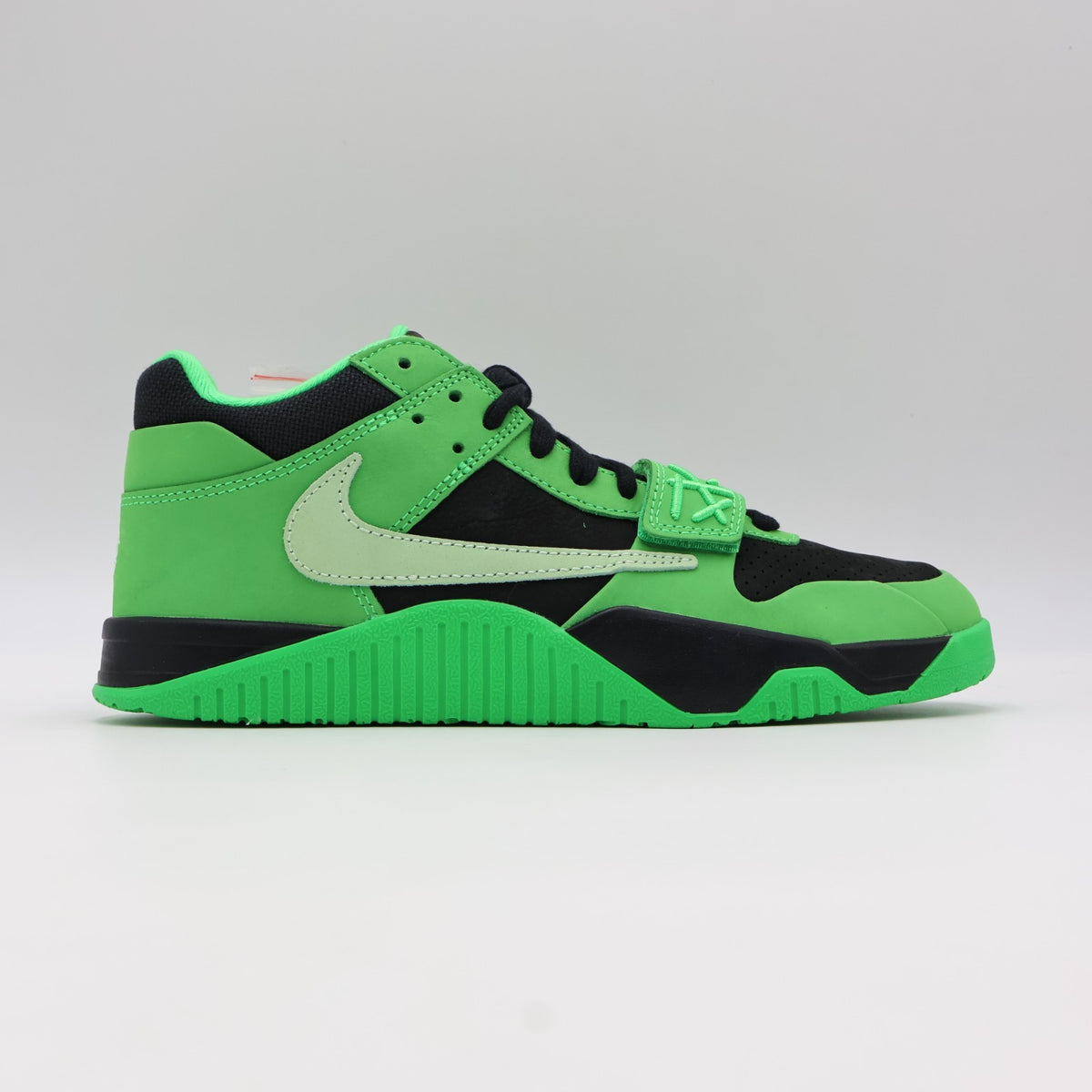 IM9113-300 Travis Scott Ã Nike Jordan Jumpman Jack CJ1 T-Rexx Green Spark(Men's)
