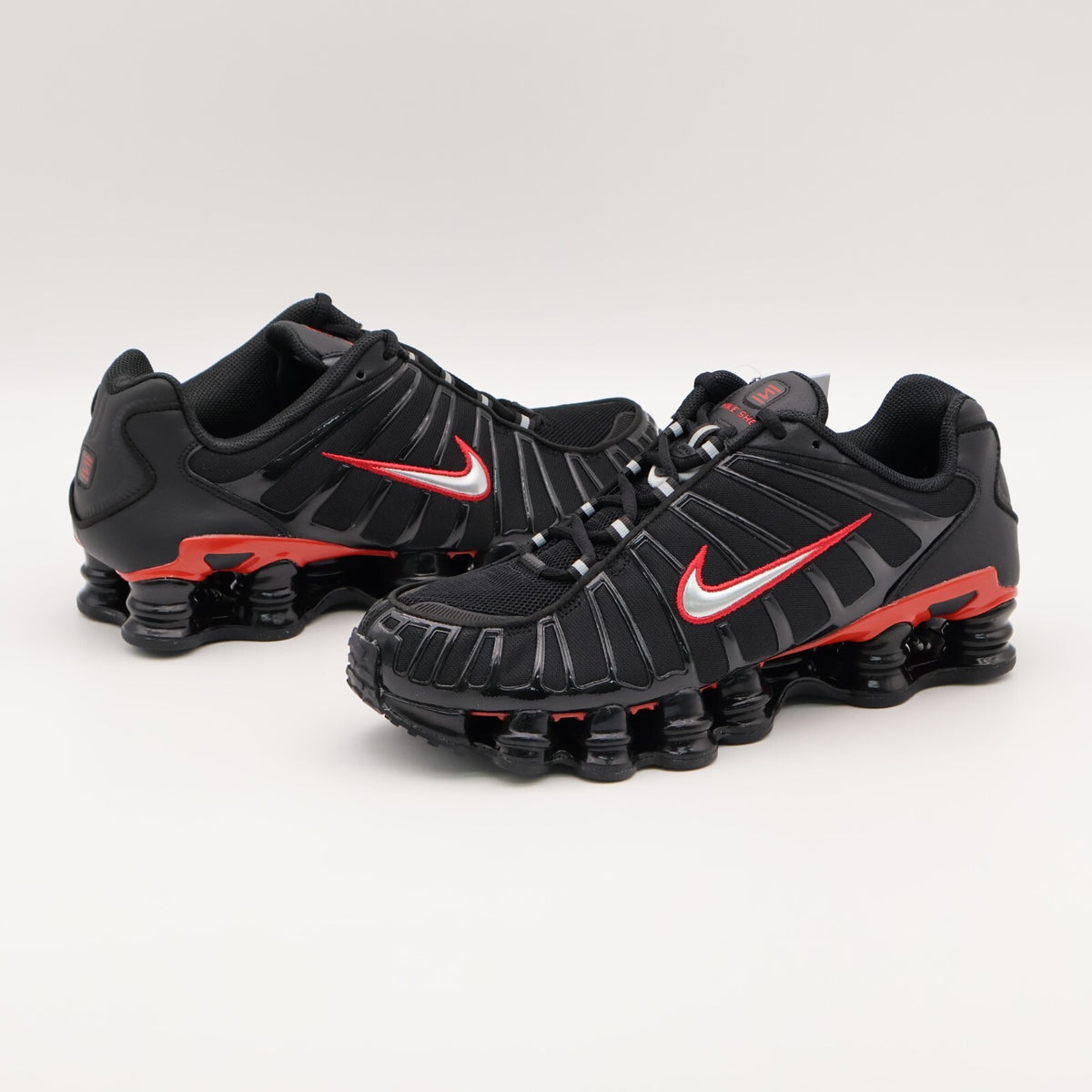 CN0151-003 Nike Shox TL Black University Red Metallic Silver (Men's)