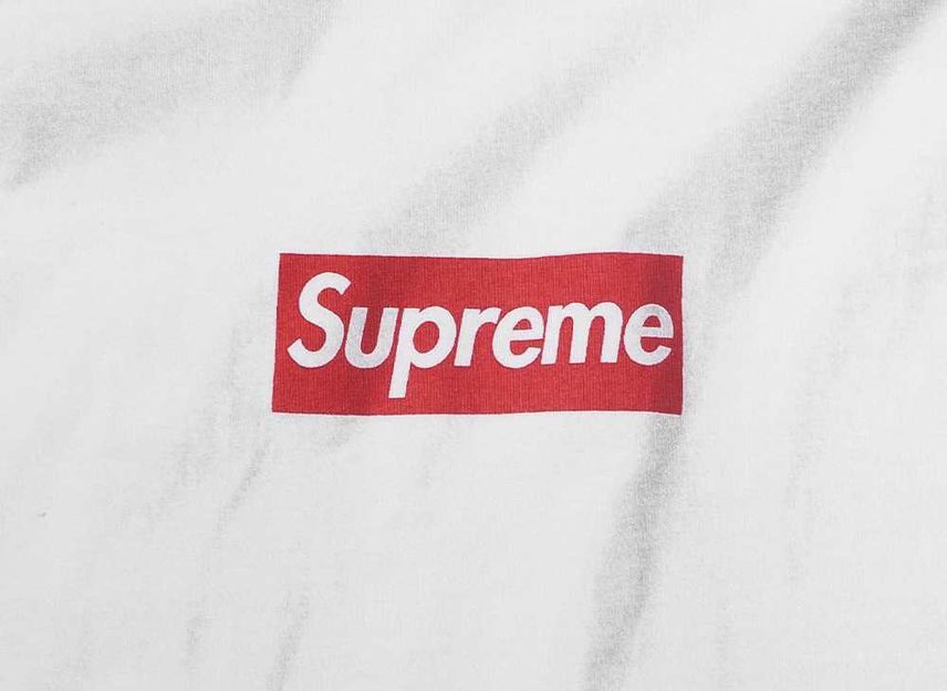 Supreme x MM6 Maison Margiela Box Logo Tee White