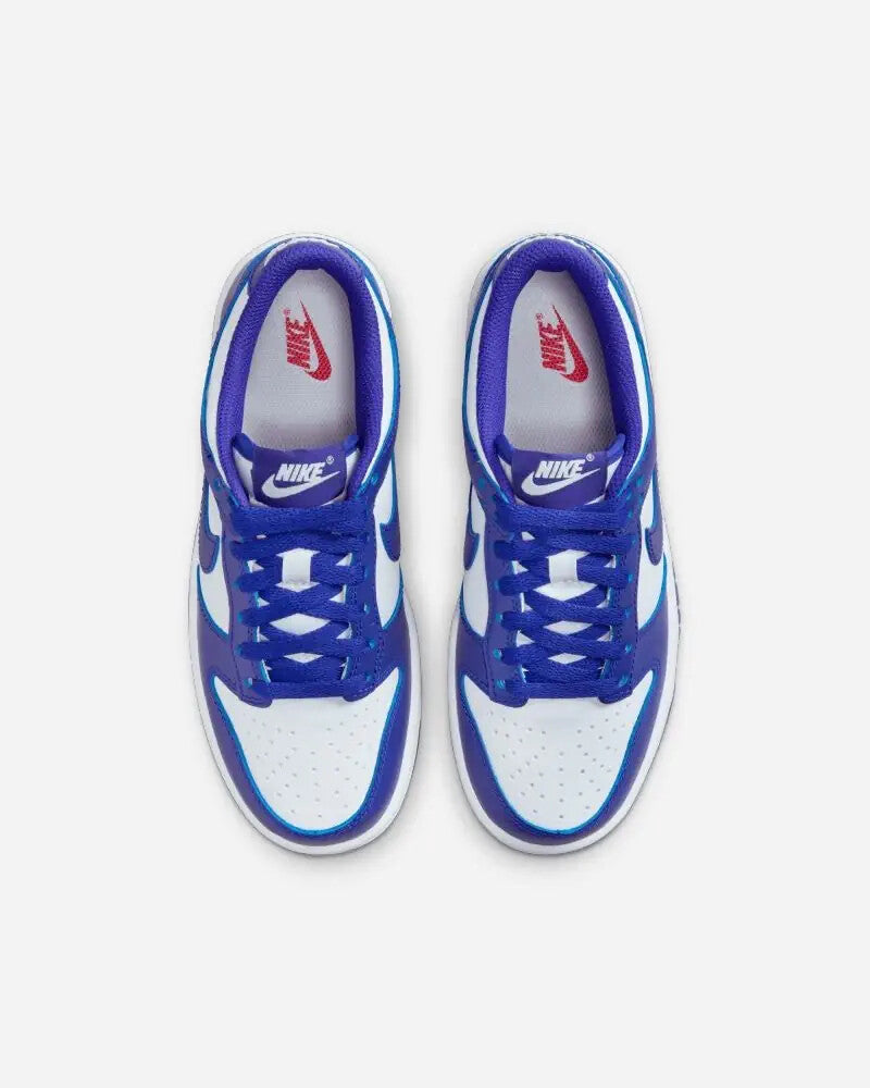 FB9109-106 Nike GS Dunk Low White University Red Concord